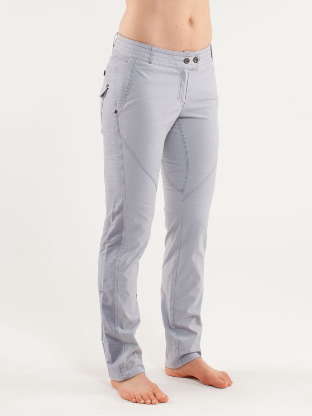 Lululemon Ride On Pant
Fossil / White  Size 8